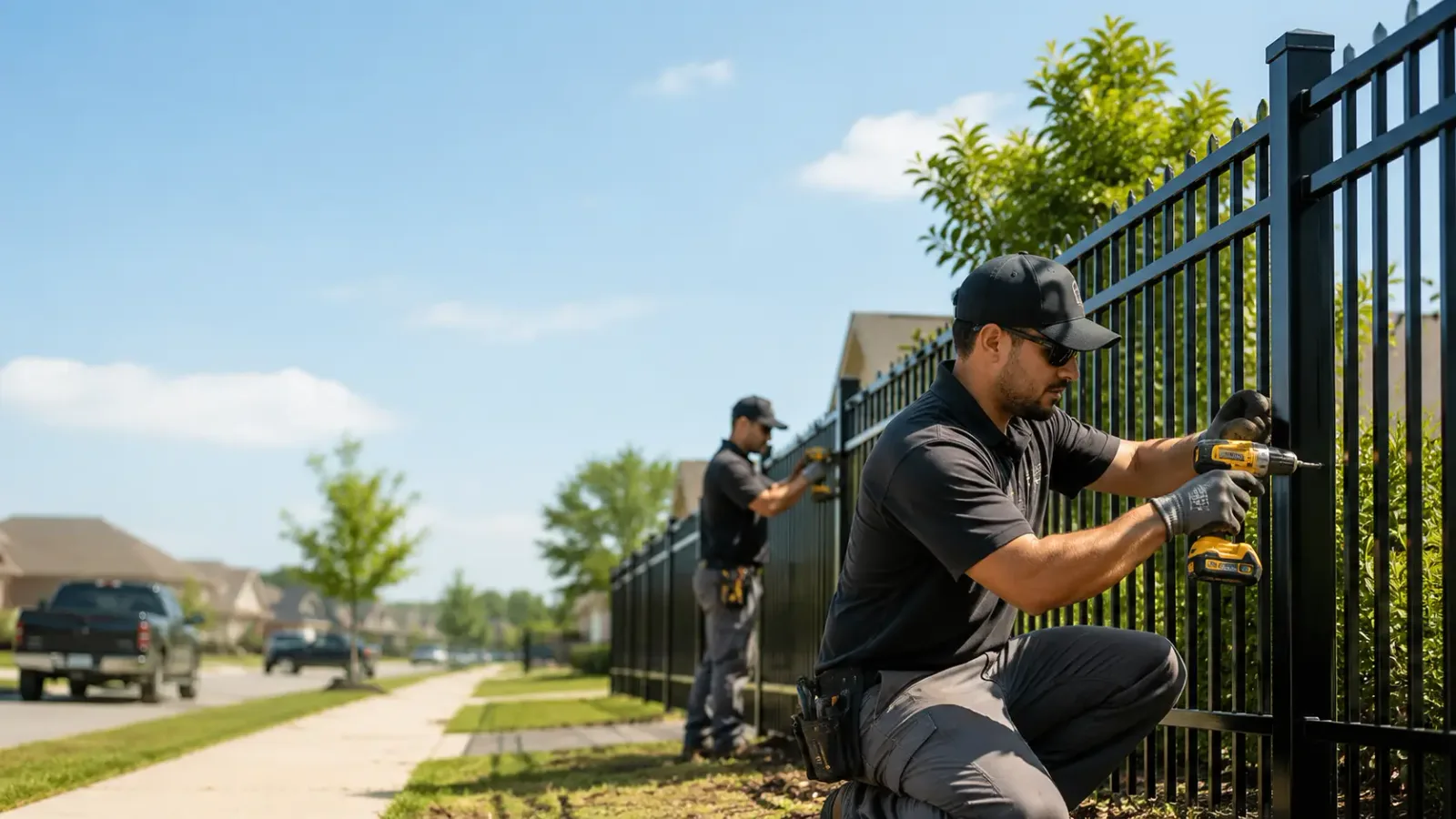 Metal Fence Installation in Dover, OH